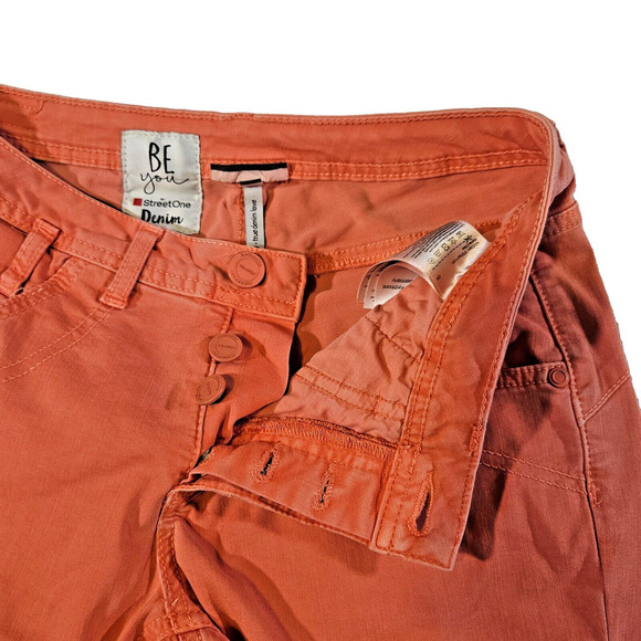 Be You Jeans Women's Size 28 (US 6) Coral StreetOne 5 Pocket - German - Value - Picture 8 of 16